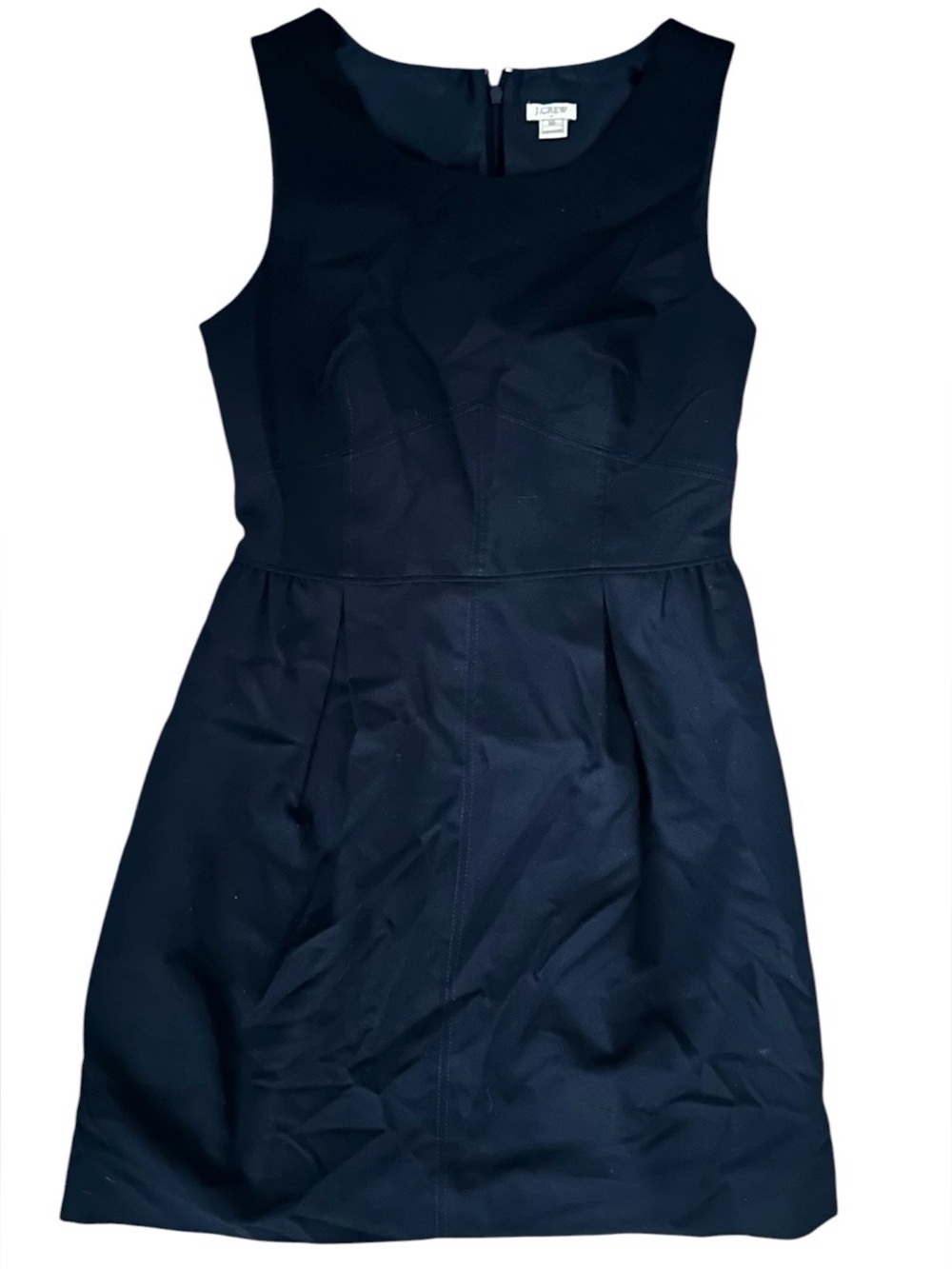 J Crew Navy Sleeveless Sheath Dress 10